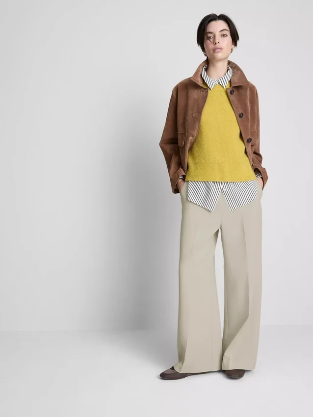 Dressy wide-leg pants