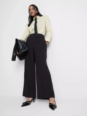 Dressy wide-leg pants