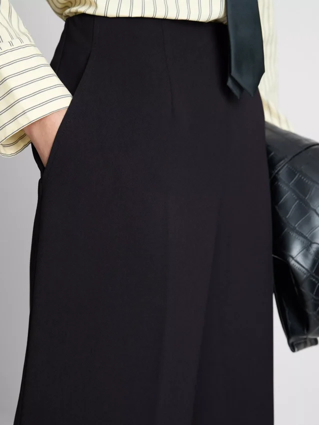 Dressy wide-leg pants
