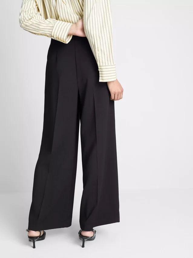 Dressy wide-leg pants