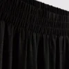 Elastic waist wide-leg pants