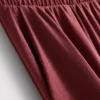 Elastic waist wide-leg pants