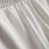 Elastic waist wide-leg pants