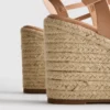 Embellished espadrille wedges