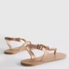 Embellished thong sandals