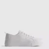 Embroidered daisy sneakers