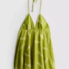 Embroidered fish mini dress