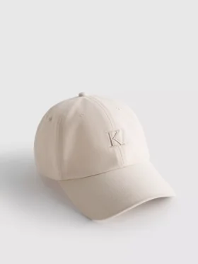 Embroidered initial baseball cap