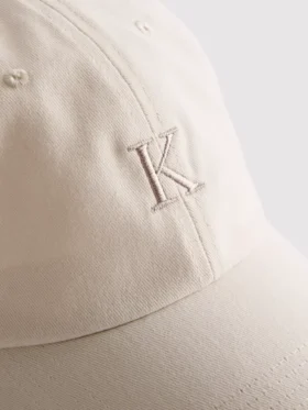 Embroidered initial baseball cap
