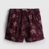 Embroidered palm tree swimming shorts