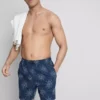 Embroidered sun swimming shorts