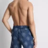 Embroidered sun swimming shorts
