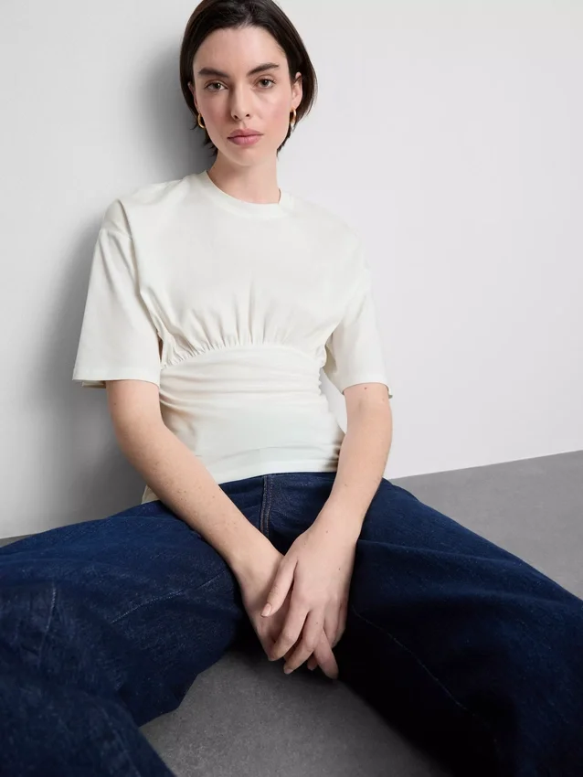 Empire-waist t-shirt