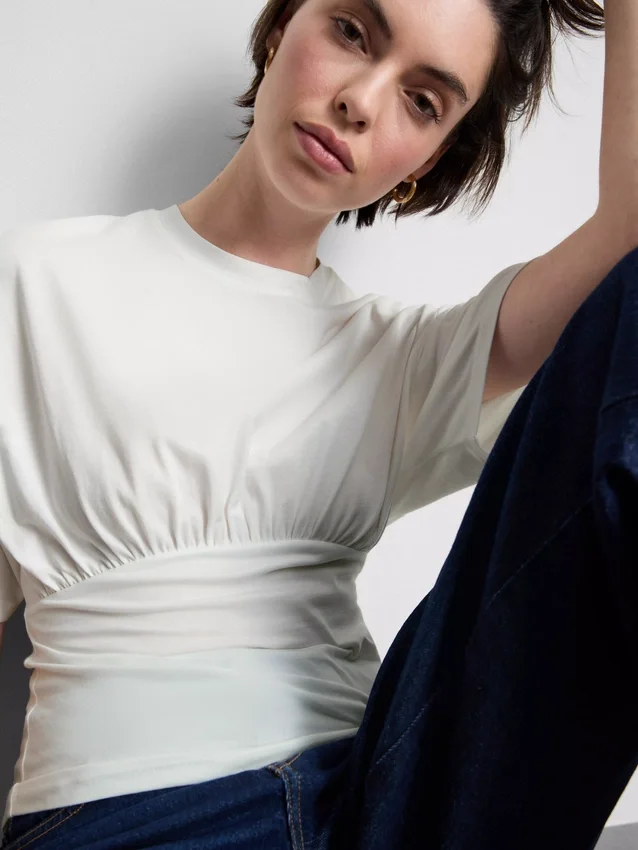 Empire-waist t-shirt