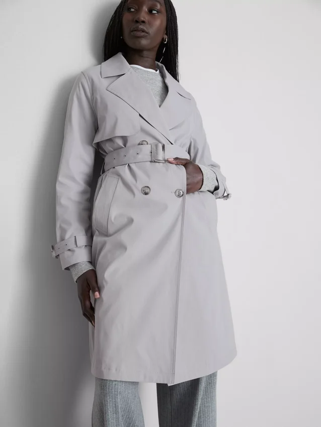 Essential belted trench