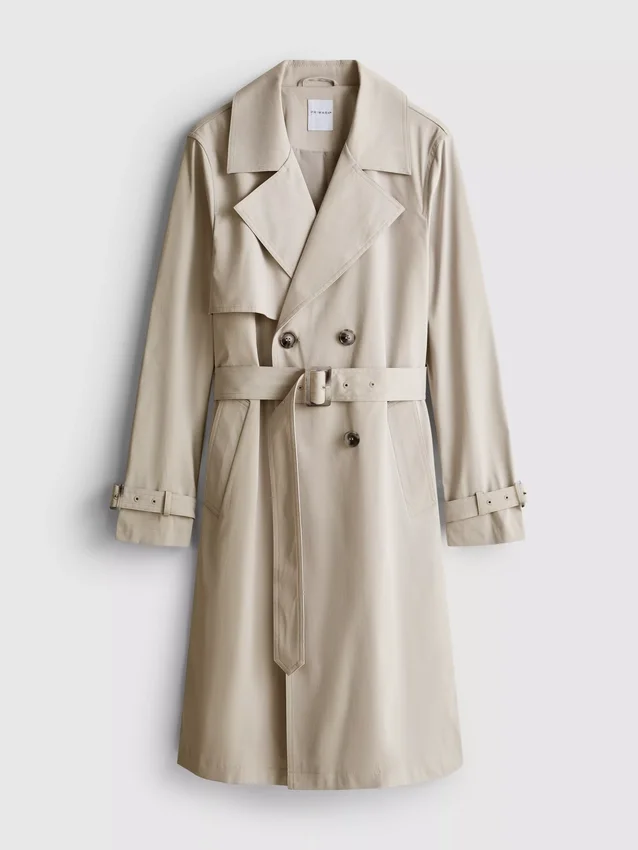 Essential belted trench