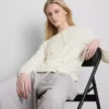 Essential crewneck cardigan
