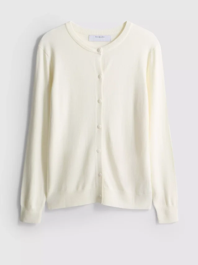 Essential crewneck cardigan