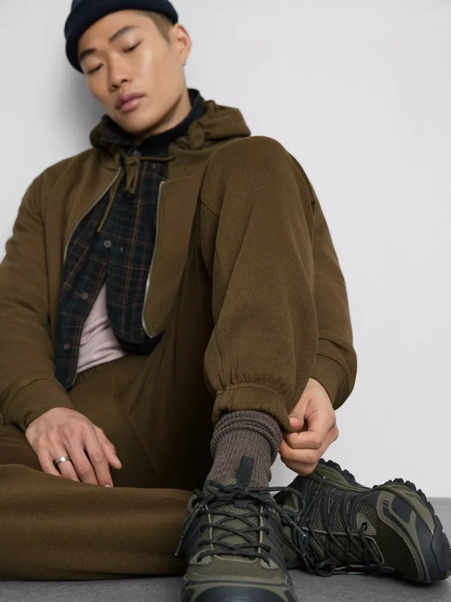 Essential cuffed drawstring joggers