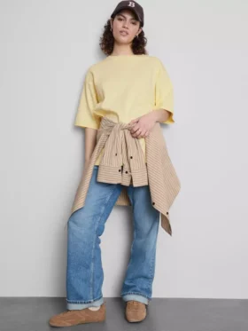 Essential oversized cotton tee