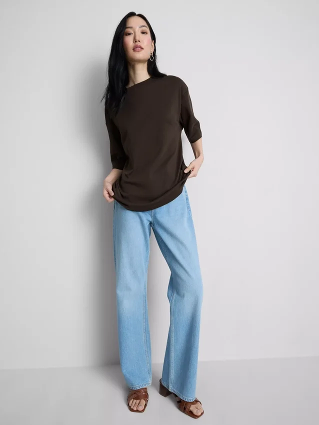 Essential oversized cotton tee