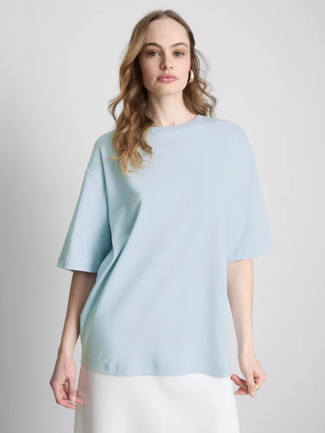 Essential oversized cotton tee