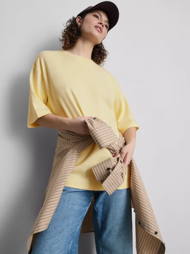 Essential oversized cotton tee