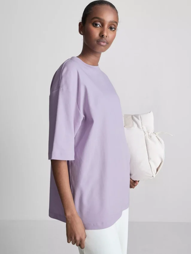 Essential oversized cotton tee