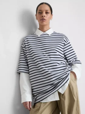 Essential oversized cotton tee