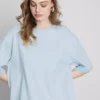 Essential oversized cotton tee
