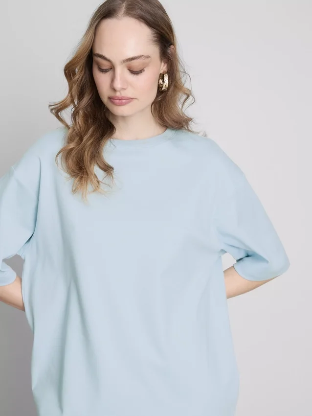 Essential oversized cotton tee