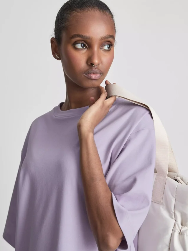 Essential oversized cotton tee