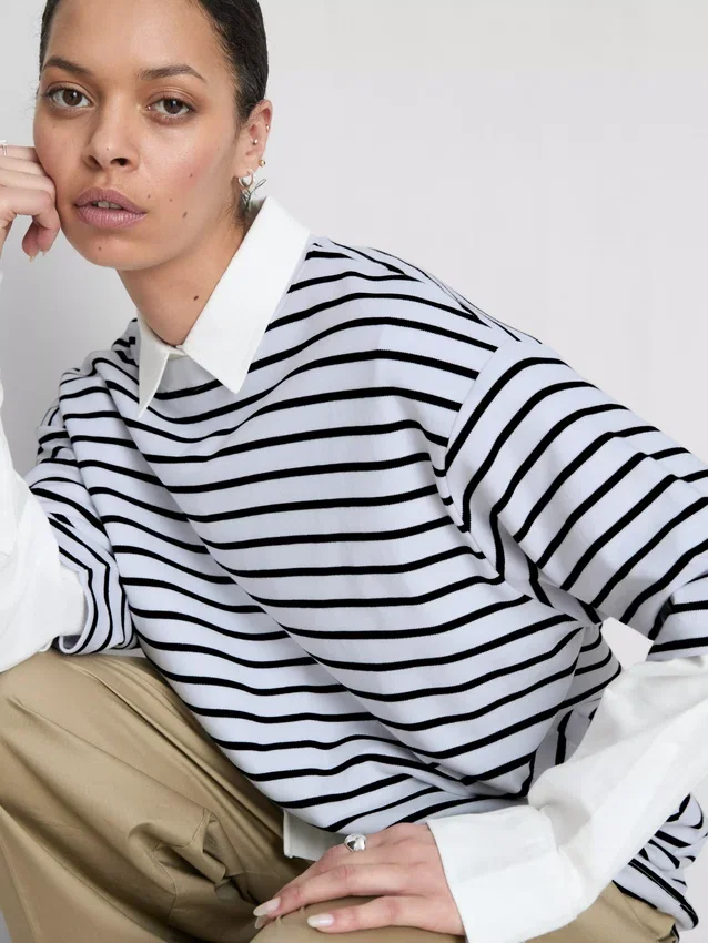 Essential oversized cotton tee