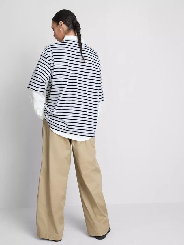 Essential oversized cotton tee