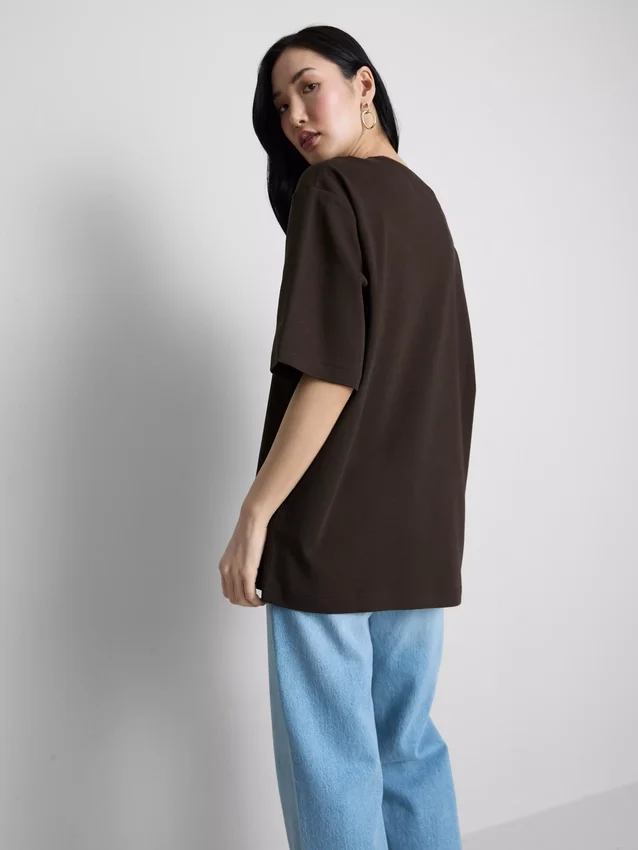 Essential oversized cotton tee