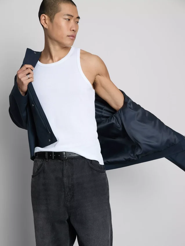 Essential ribbed tank top