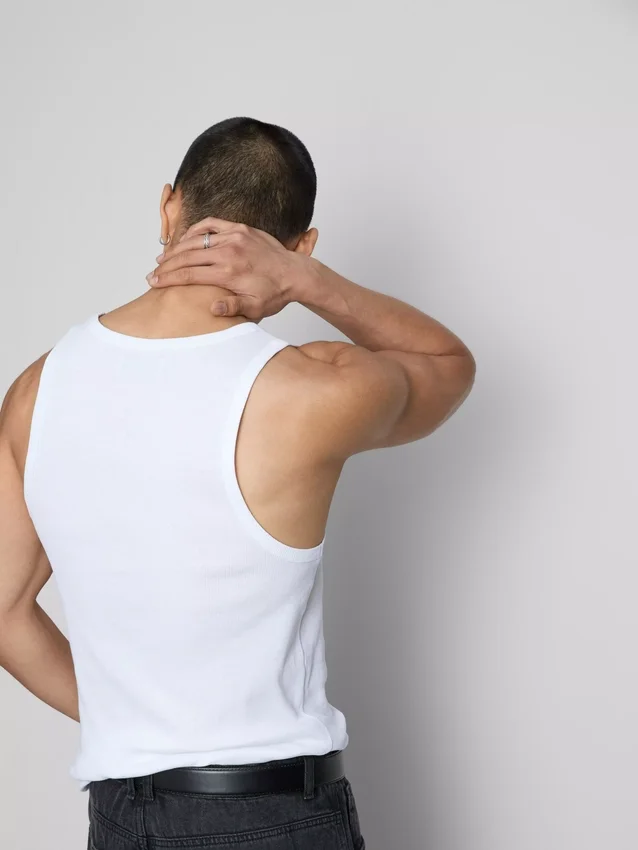 Essential ribbed tank top