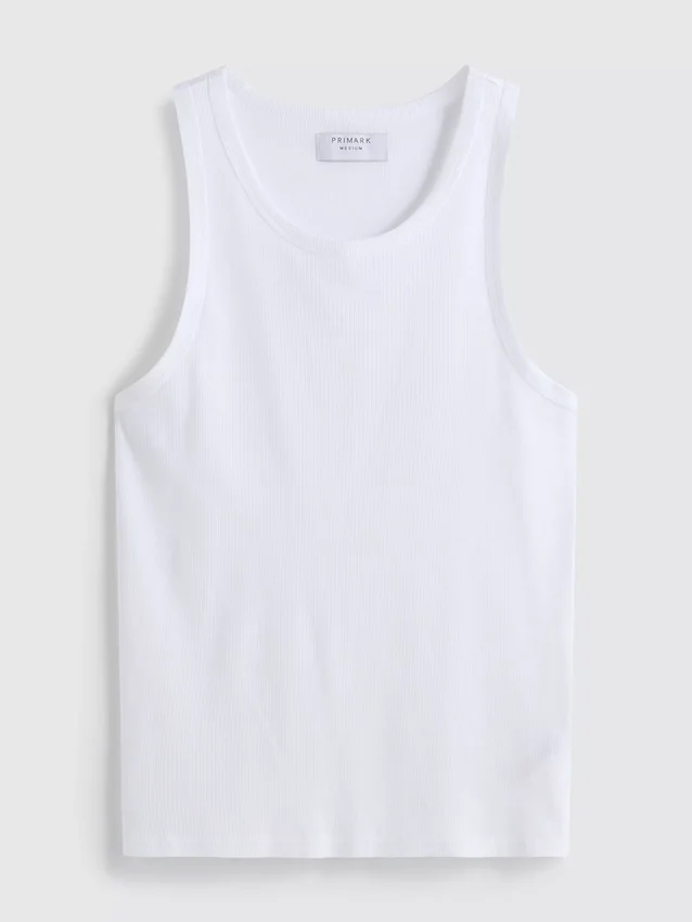 Essential ribbed tank top