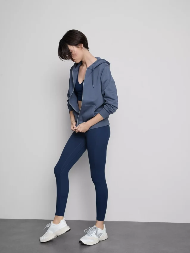 Essential zip-through hoodie