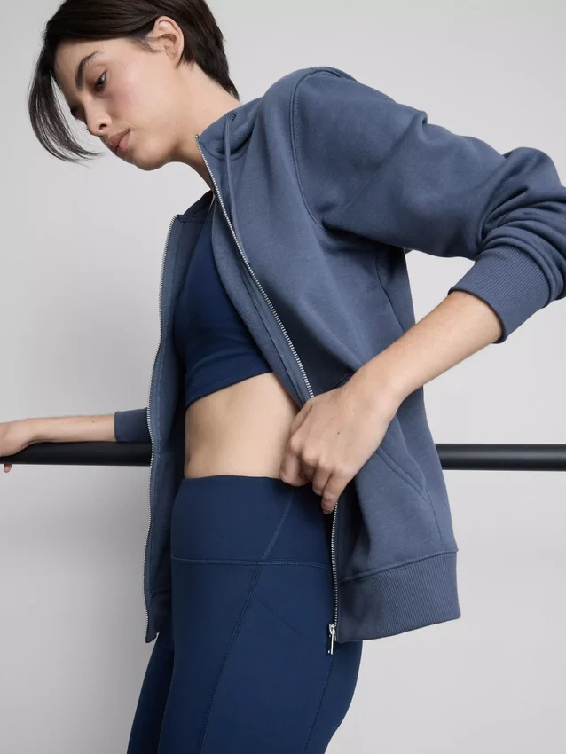Essential zip-through hoodie