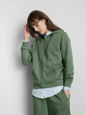 Essential zip-through hoodie