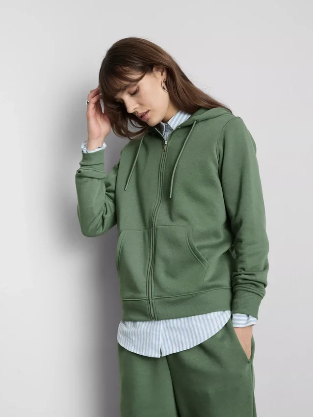 Essential zip-through hoodie