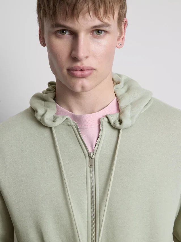 Essential zip-through hoodie