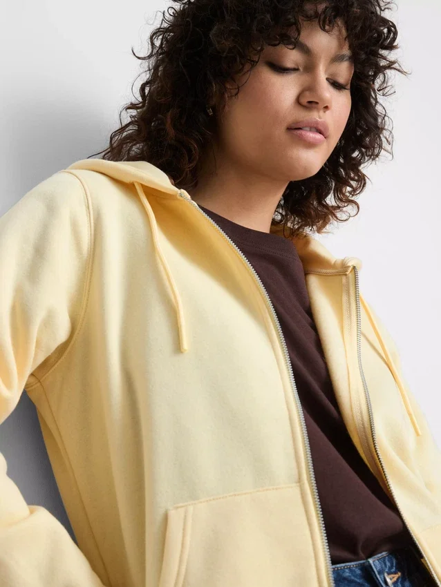 Essential zip-through hoodie