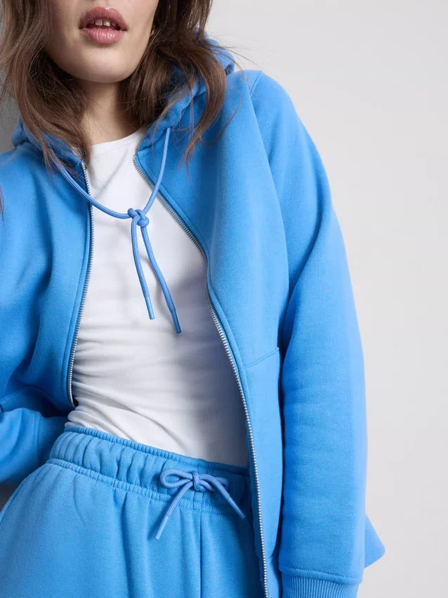 Essential zip-through hoodie