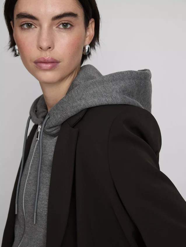 Essential zip-through hoodie