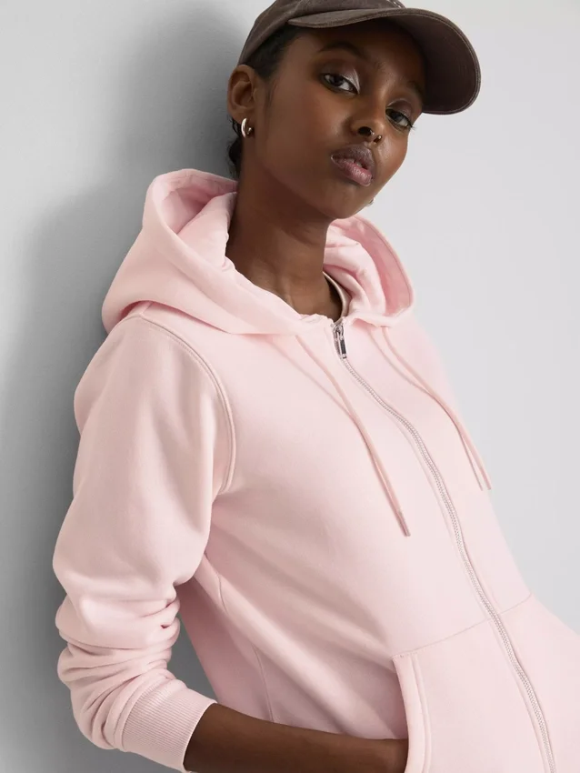 Essential zip-through hoodie