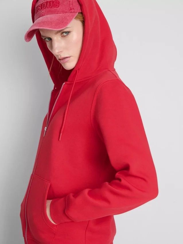 Essential zip-through hoodie