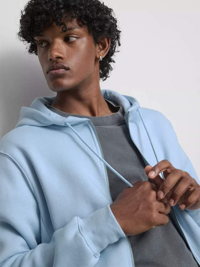 Essential zip-through hoodie