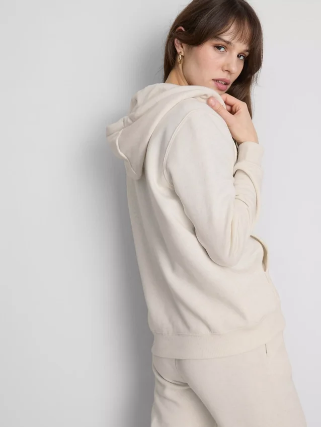 Essential zip-through hoodie